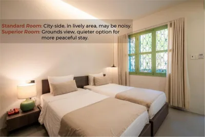 스탠다드 트윈룸 — La Memoria Hotel - City Centre